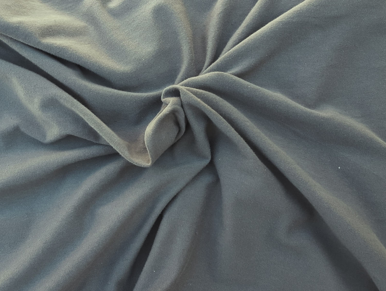 Gray Cotton Spandex Fabric Jersey Knit by the Yard 4 Way Etsy