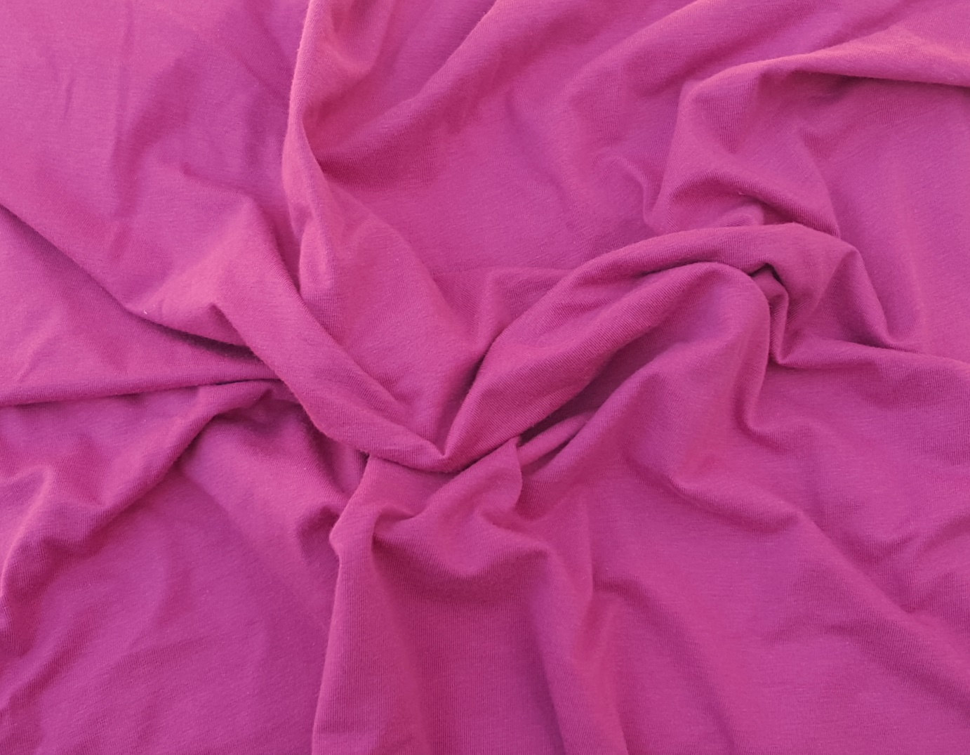 Raspberry Organic Cotton Spandex Fabric Jersey Knit by Yard [T Shirt ...