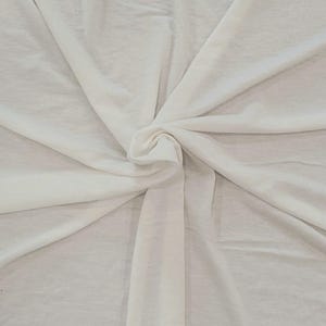PFD Natural Wool Spandex Blend Jersey Knit Fabric By the Yard & Wholesale