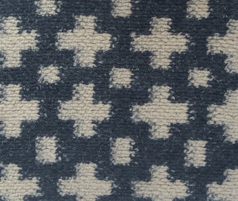 blue sweater knit fabric