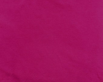 Hot Pink Wool Blend Jersey Knit Fabric by the Yard [Base Layer, Cycling, Undergarment, Dress]