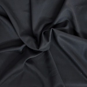 Navy Rayon Gabardine Woven Fabric by the Yard