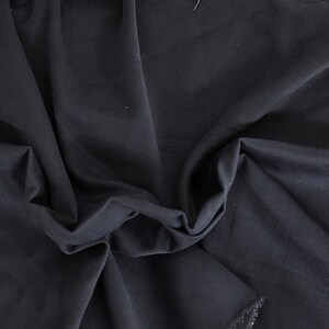 Brushed 100% Cotton Twill Fabric by the Yard Navy image 2