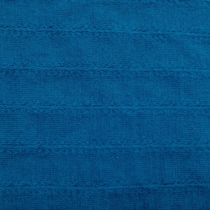 3/4 YARD Wool Blend Stripe Jersey Knit Fabric Turquoise