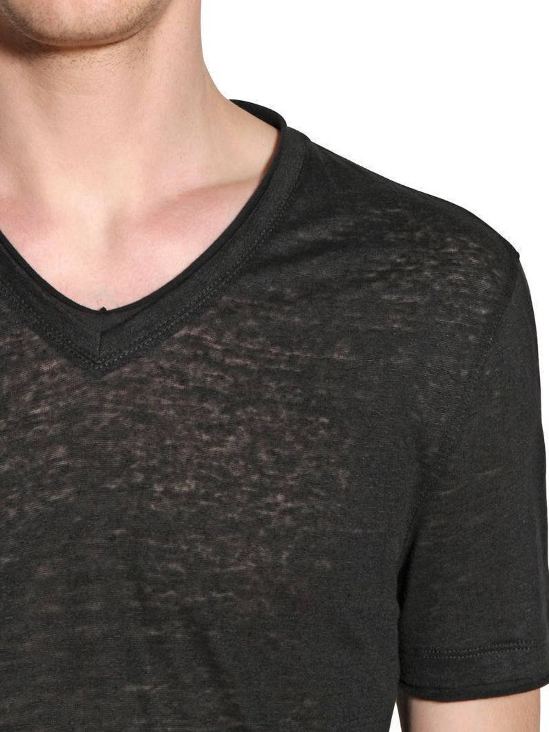 t shirt linen jersey