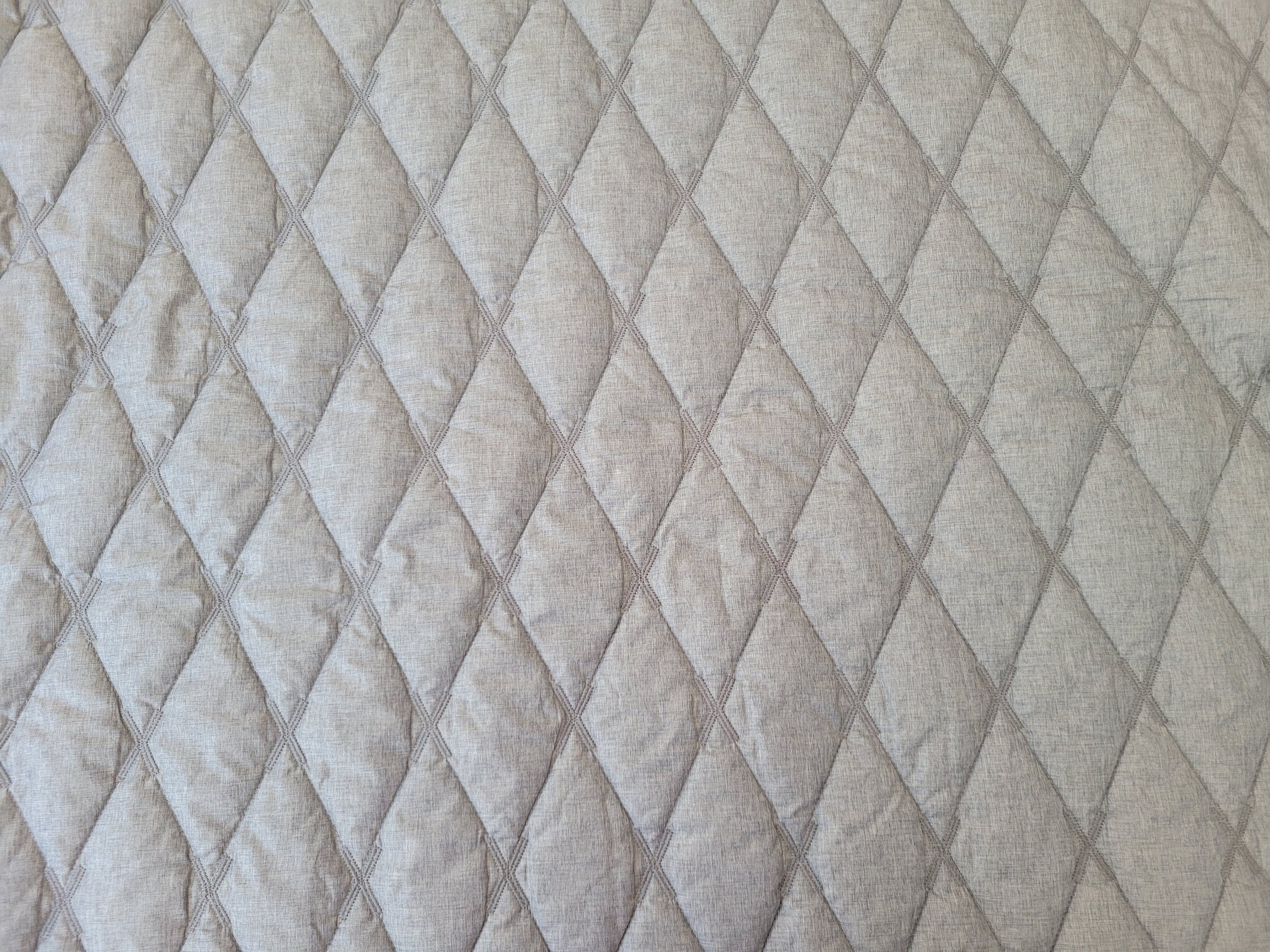 Gray Nylon Double Sided Quilted Fabric With Polyester Filling vest