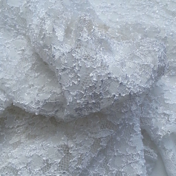 White French Lace Bridal and Lingerie Fabric by the Yard (Wholesale)