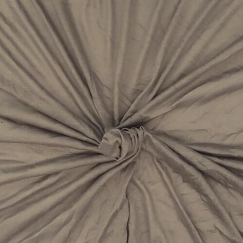 Silk Modal Fabric Jersey Knit by the Yard Taupe 1 Etsy