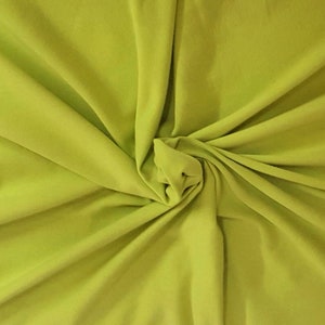 3/4 YD Bamboo Cotton Spandex Fabric Jersey Knit  Lime [Maternity Dress, Loungewear, Baby Apparel, Crib Sheets]