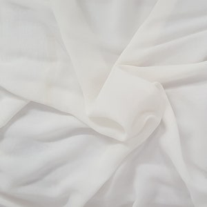 PFD 100% Cupro Tencel Crepe Weave Woven Fabric by the Yard