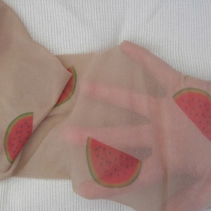Watermelon Tattoo Tights, S-XXL Sizes Available, Fruits Design Tights , Tattoo Stockings, Watermelon print image 6