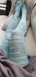 The Raven Printed Tights, Edgar Allan Poe, Literary, Book Lover, Books, Reading, Poetry  Tights, Text tights, Tights with text product logo
