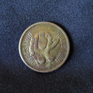 Mystery Factory (1970s Vintage Nude Trade Token: Burlesque, EROTIC