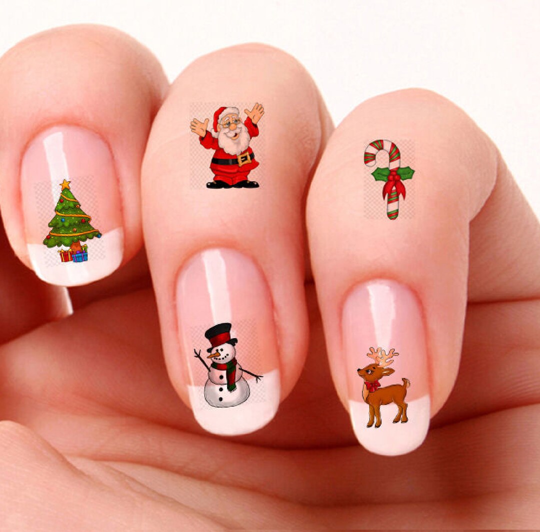 40-transferable-nail-stickers-christmas-nail-stickers-etsy-uk