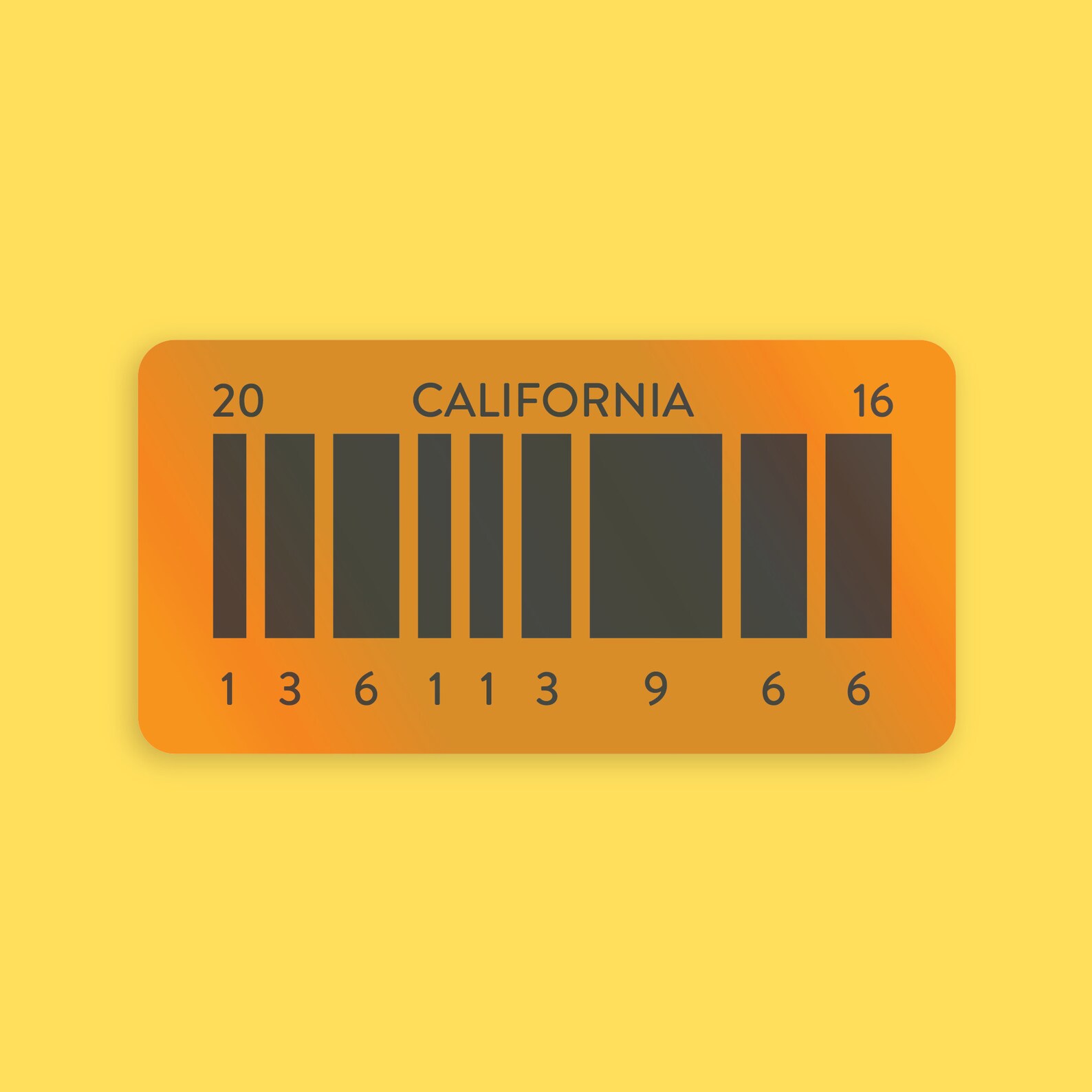 BTTF License Plate Sticker Back to the Future Sticker Etsy