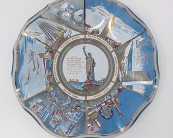 Vintage New York City Collectors Souvenir Dish Plate