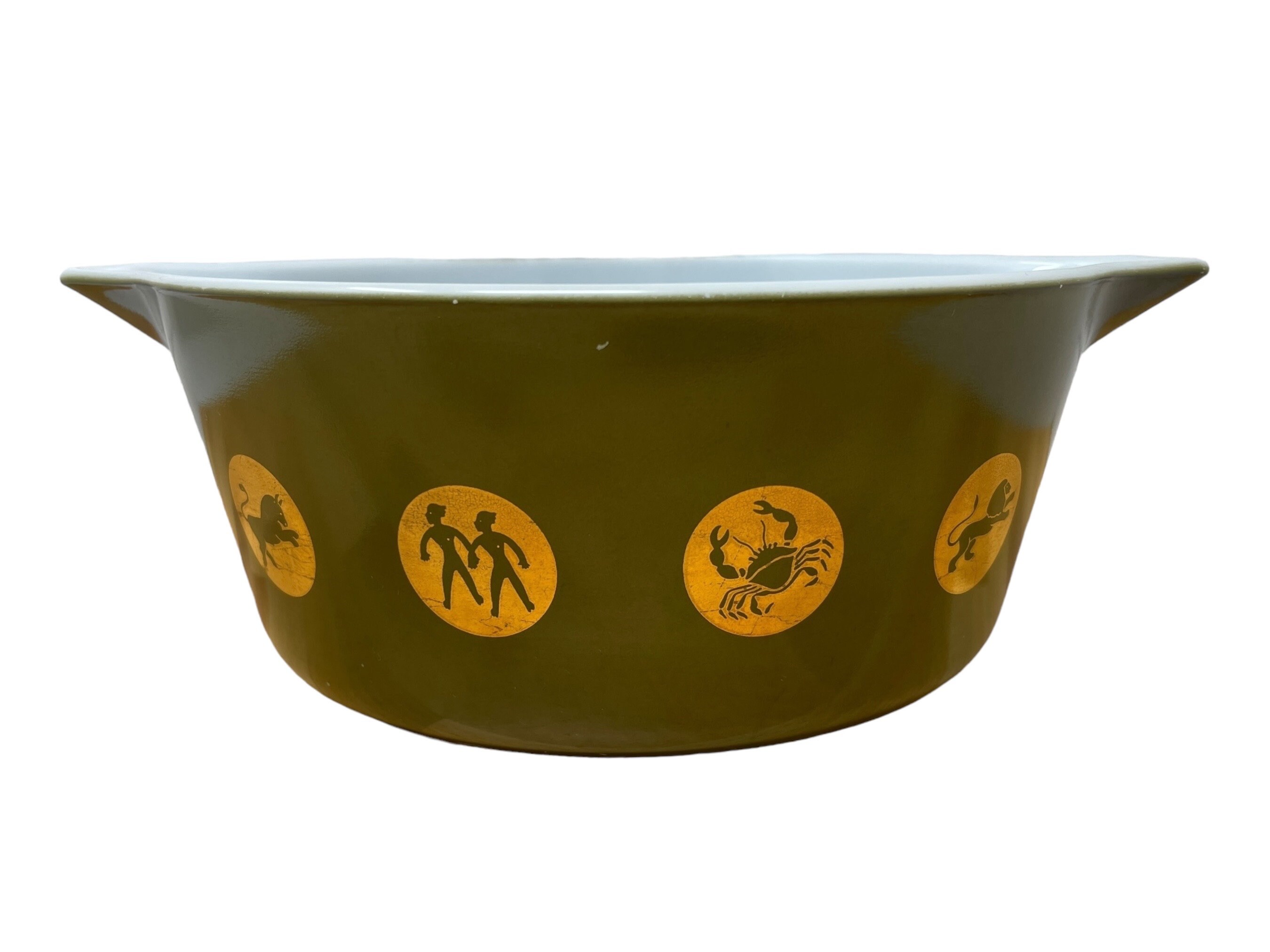 Casserole Pyrex Zodiac Bowl Vintage PYREX 475-B Zodiac