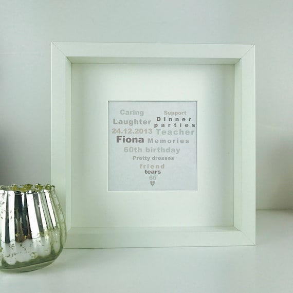 Personalised Picture Frame Any Wording Wedding Birthday Anniversary Gift