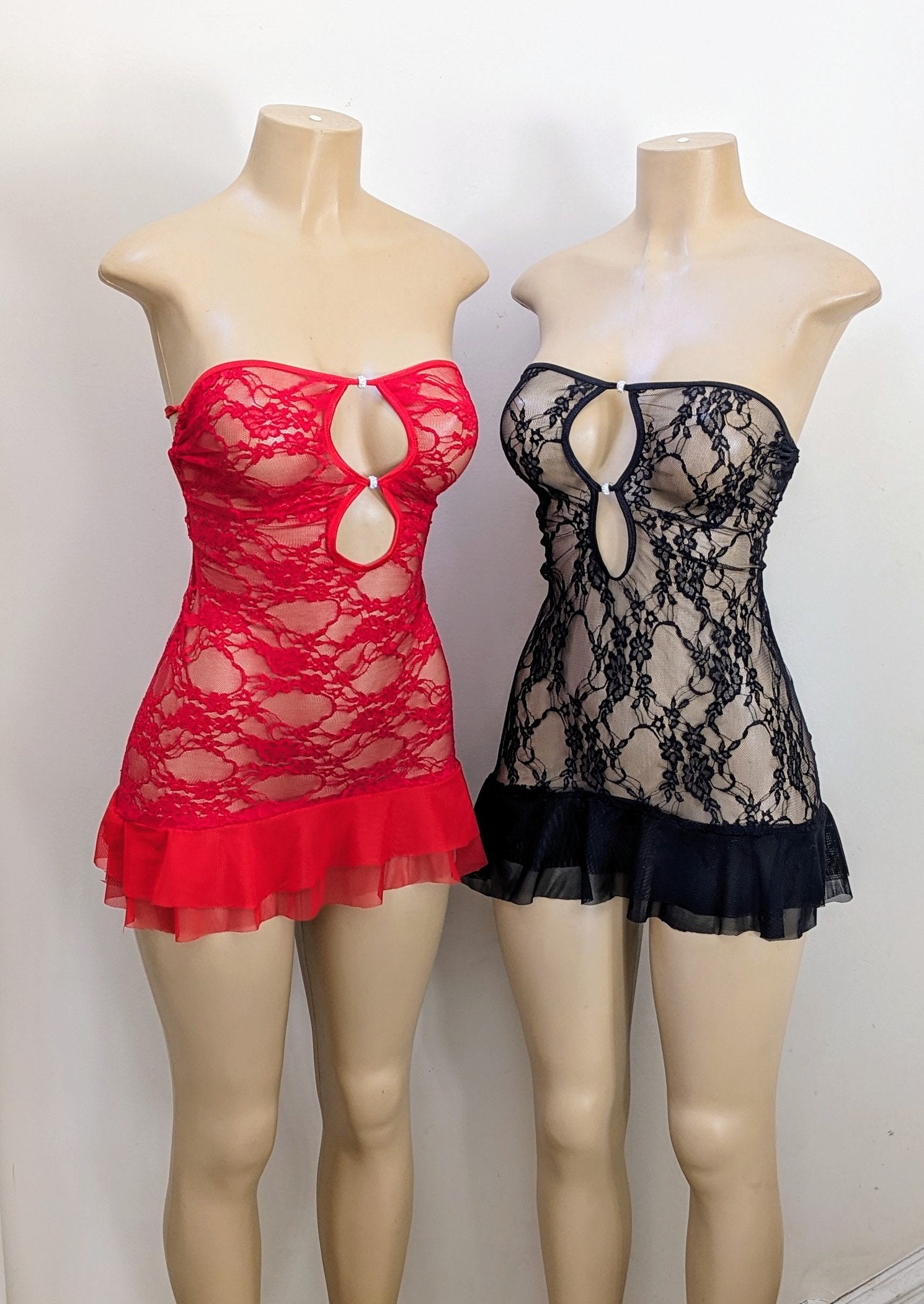 LACE Collection Ruffle DRESS - Etsy
