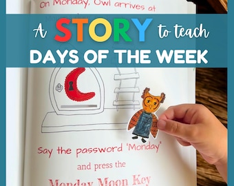 Printable Storybook to Teach the Days of the Week | Preschool & Kindergarten Learning Resource