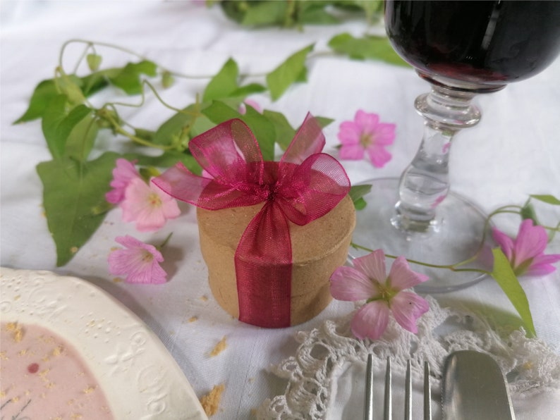 Seedball in the gift box,lovingly packaged in a round cardboard box, gift for Garden lovers image 1