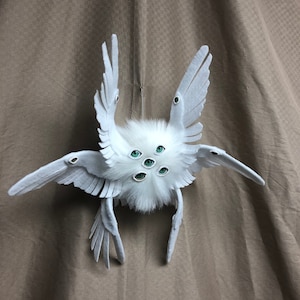 Biblically Accurate Angel Pocket Seraph Posable Soft Sculpture Art Doll