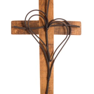 Handcrafted Metal Cross for Wall Decor – Available in 3 Sizes (S, M, L)&quot;