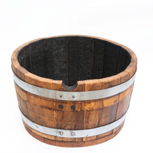5 Gallons 1/2 Planter Wine Barrel