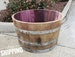 1/2  Planter Wine Barrel 