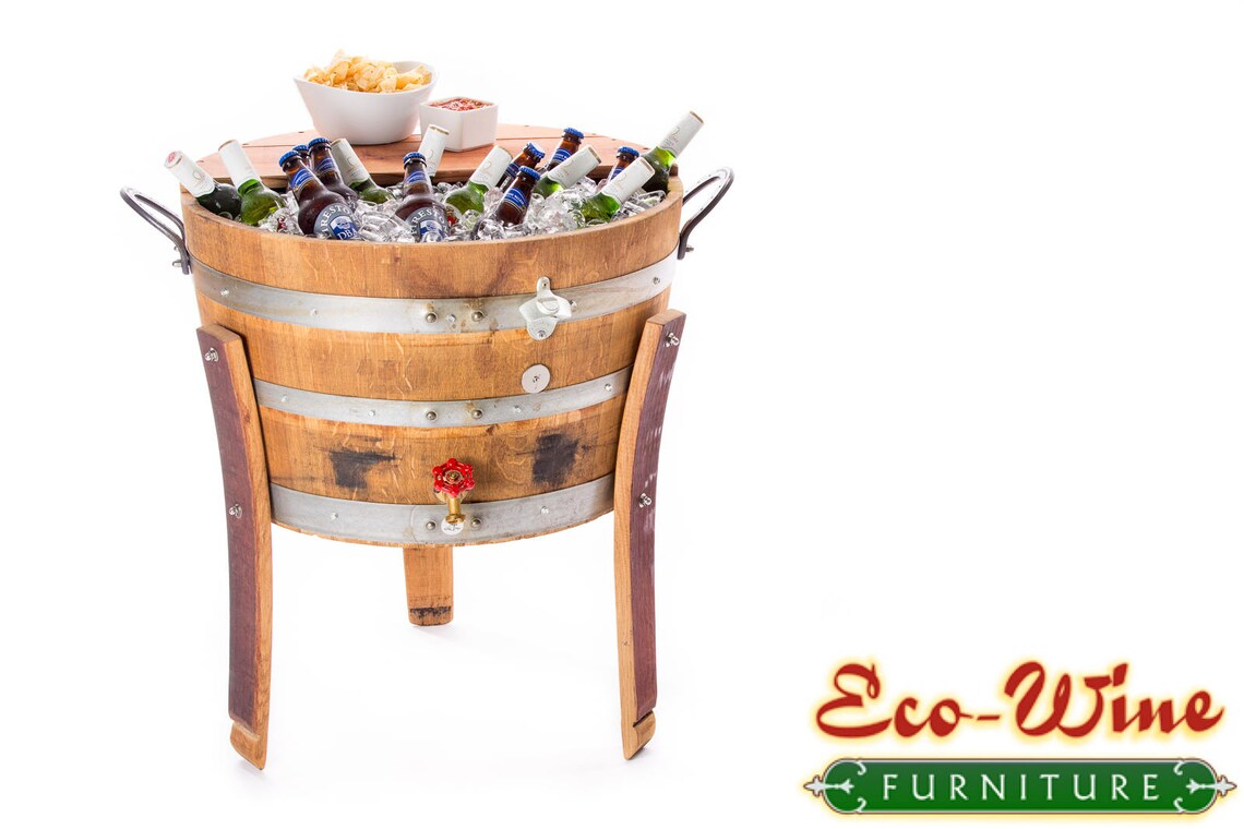 30 Gal Wine Barrel Cooler Etsy