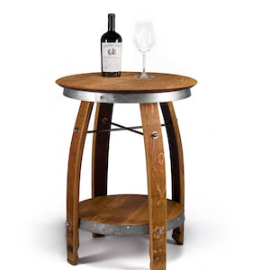 WINE BARREL TABLE