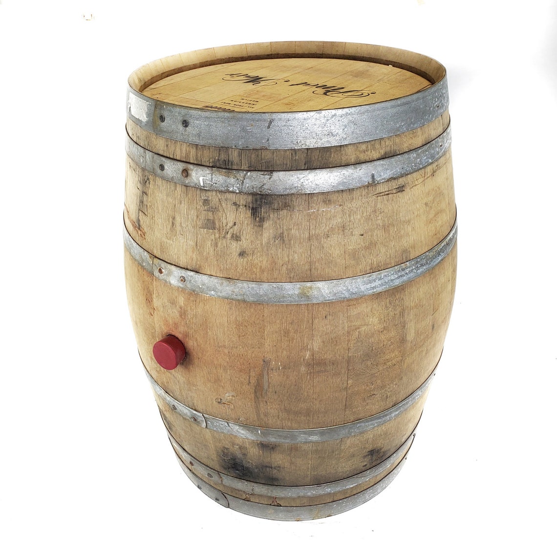 Used Wine Barrel 59 Gallons Etsy
