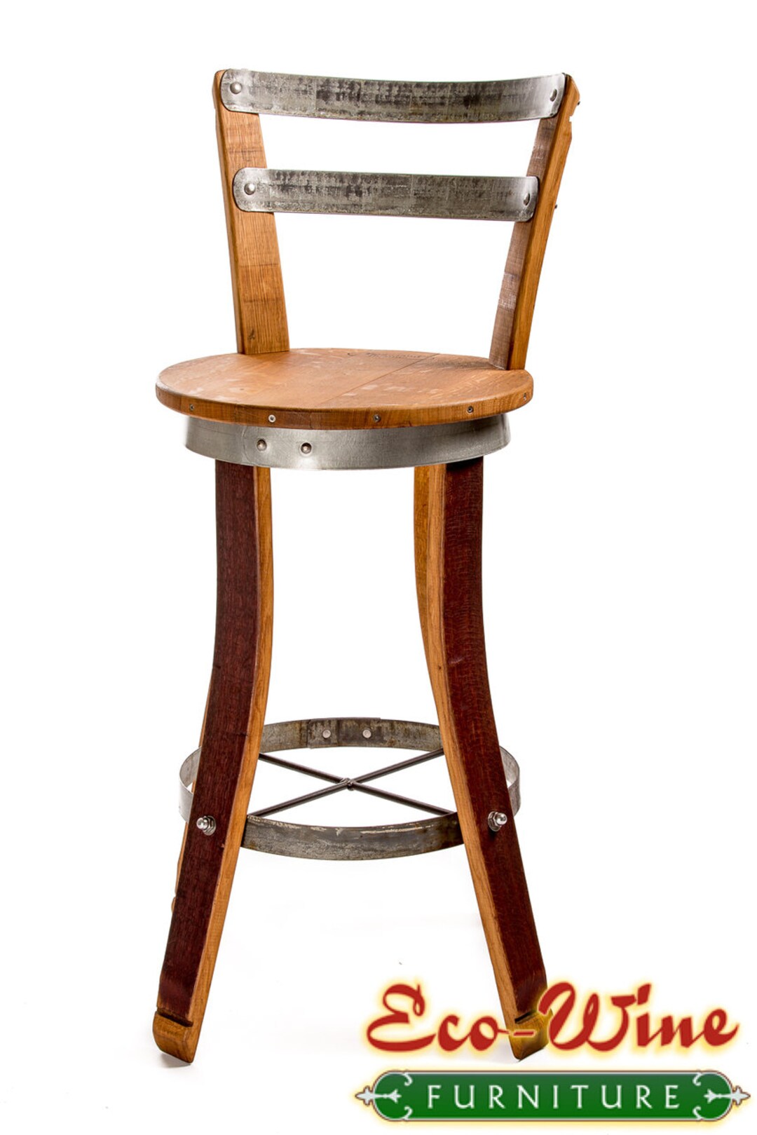 Wine Barrel Swivel Chair - Etsy