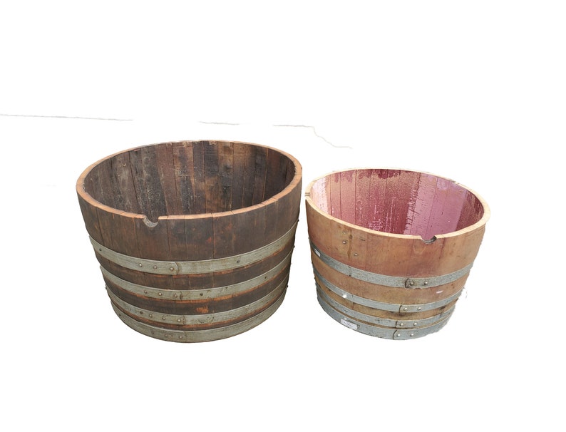 EcoWineFurniture Wine Barrel Planter - Thumbnail 4