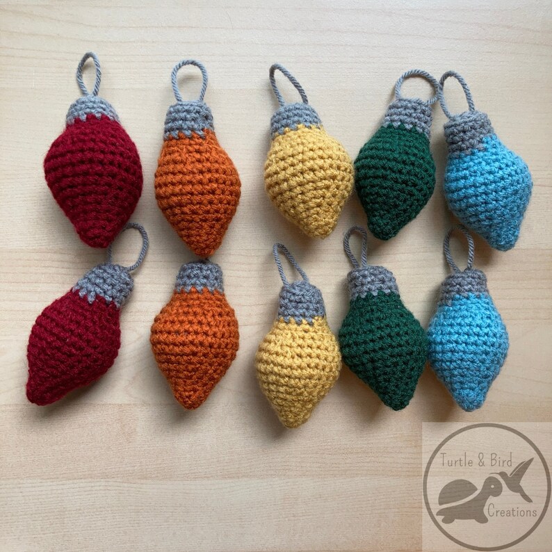 Light Bulb Garland Crochet PATTERN ONLY Etsy
