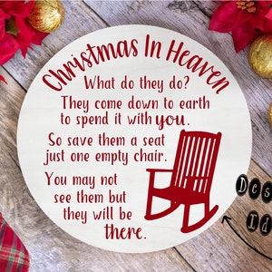 Christmas/Holidays In Heaven SVG
