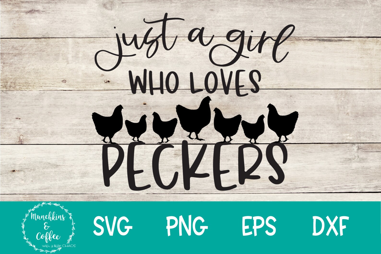 Just a girl who loves peckers svg  etsy