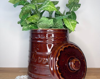 Marcrest Brown Stoneware Cookie Jar