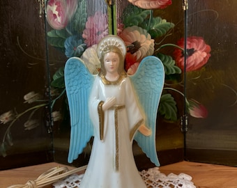 USAlite Illuminated Light Up Plastic Blow Mold Angel