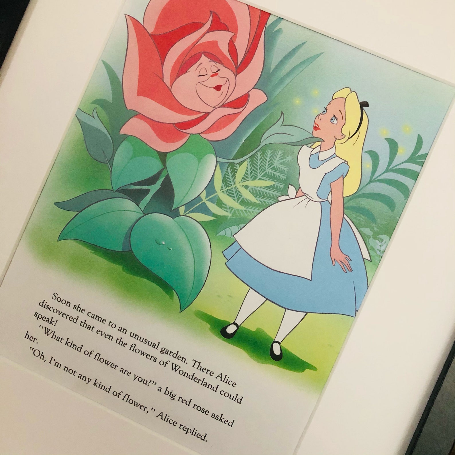 disney traditions alice in wonderland storybook
