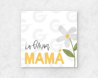2" Tags - La Mejor Mamá - Mother's Day Cookie Tag Printable