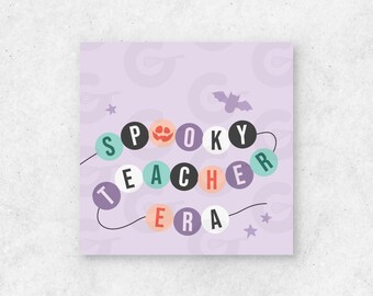 Spooky Teacher Era Tag