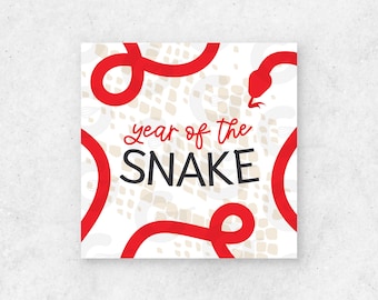 Year of the Snake Tag
