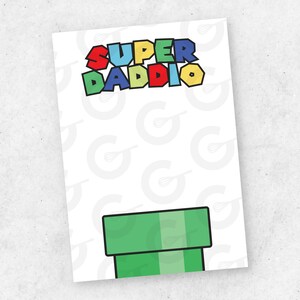 Super Daddio Cookie Karte - Vatertag zum Ausdrucken