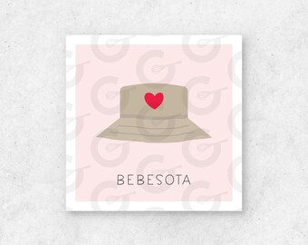 2" TAG - Bebesota - Valentine's Day Cookie Printable