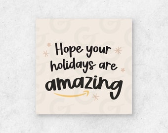 2" Amazing Holidays Cookie Tag Printable - (Ready to Print & Cut 20/Page)