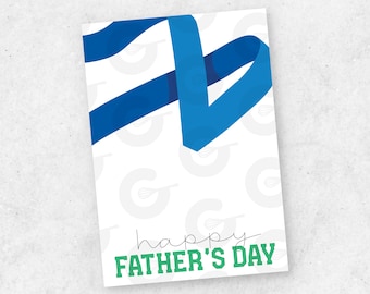 3.5' x 5' Cookie Card - Medal Father's Day Printable