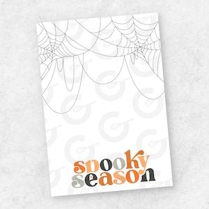 Gruselige Halloween-Plätzchenkarte - 3.5 "x 5"