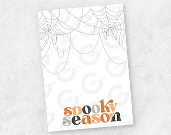 Spooky Season Halloween Cookie Card- 3.5" x 5"