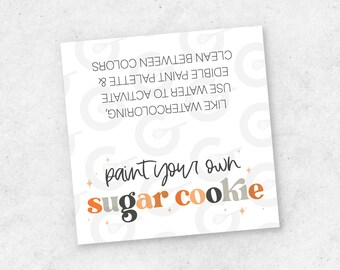 4" Paint Your Own (PYO) Halloween Cookie Topper